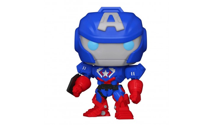Фигурка Funko POP! Bobble Marvel Avengers Mech Strike Captain America (GW) (Exc) (829) 55633