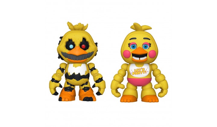 Фигурка Funko Vinyl SNAPS! FNAF Toy Chica and Nightmare Chica 67694