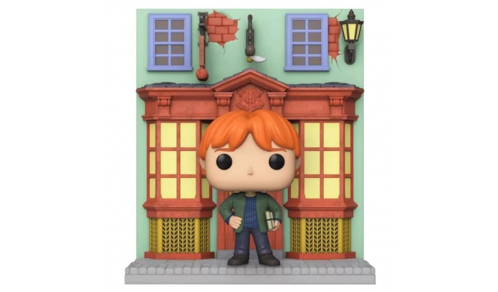 Фигурка Funko POP! Deluxe Harry Potter Diagon Alley Ron Weasley Quidditch Supplies Store (Exc) 58125