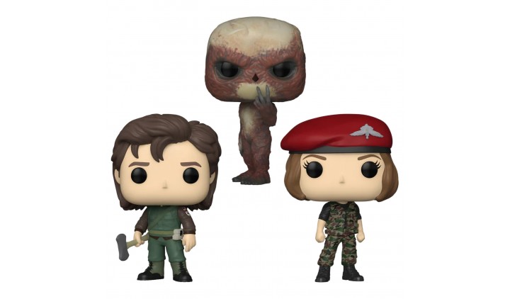 Фигурка Funko POP! TV Stranger Things S4 Hunter Robin/Steve/Vecna 3PK (Exc) 66909