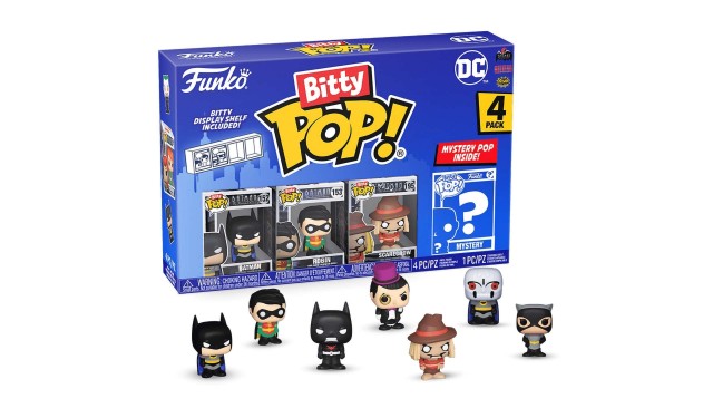 Фигурка Funko Bitty POP! DC Comics S1 Batman+Robin+Scarecrow+Mystery  4PK 71311