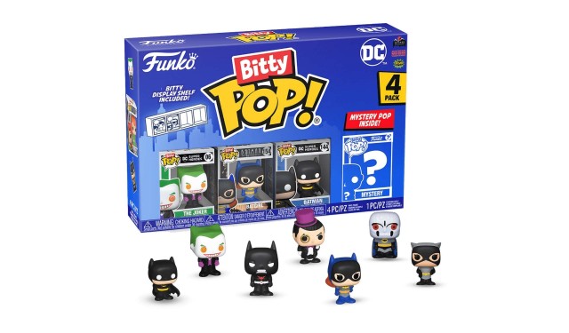 Фигурка Funko Bitty POP! DC Comics S2 Joker+Batgirl+Batman+Mystery (1 of 4) 4PK 71312