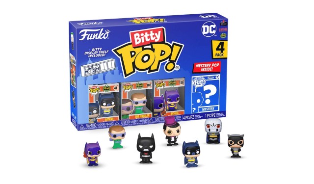 Фигурка Funko Bitty POP! DC Comics S4 Batman+The Riddler+Batgirl+Mystery (1 of 4) 4PK 71314