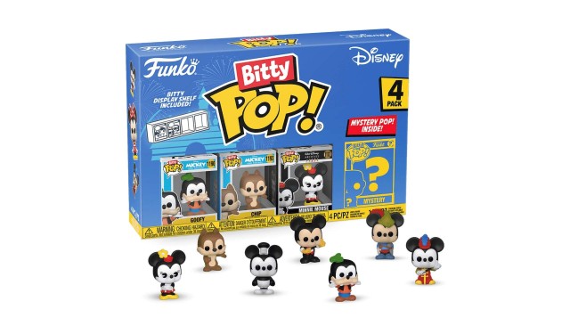 Фигурка Funko Bitty POP! Disney S4 Goofy+Chip+Minnie Mouse+Mystery (1 of 4) 4PK 71322