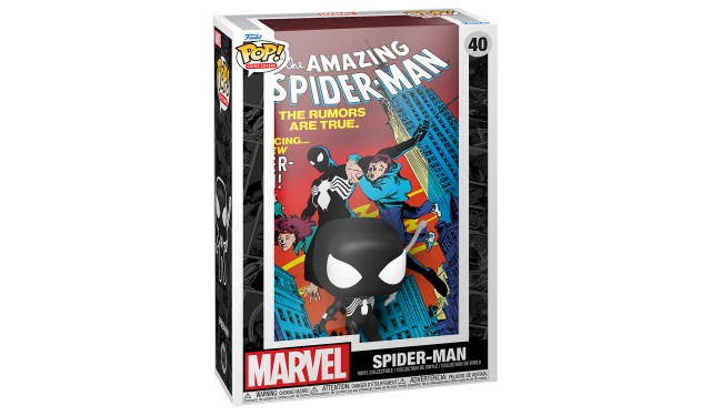 Фигурка Funko POP! Comic Covers Marvel Amazing Spider-Man #252 Spider-Man Black Suit (40) 72503