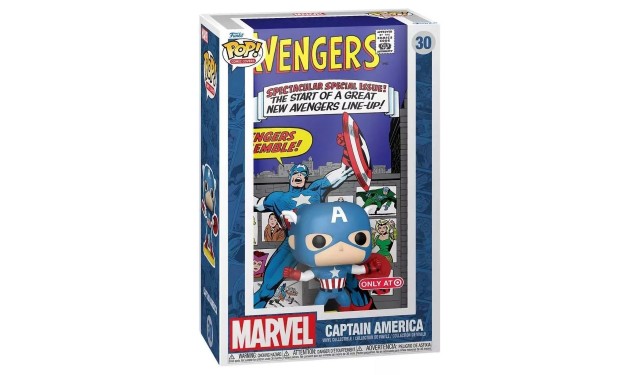 Фигурка Funko POP! Comic Covers Marvel Avengers #16 Captain America (Exc) (30) 74134