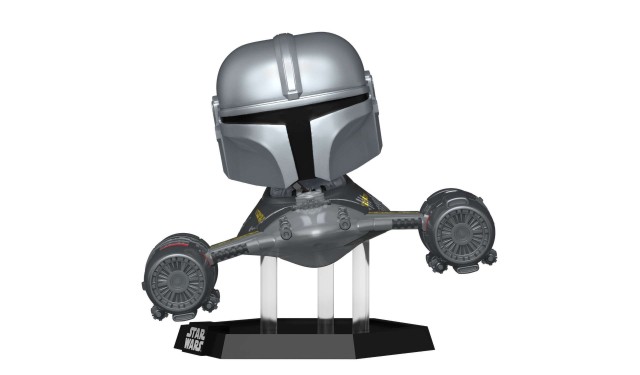 Фигурка Funko POP! Rides Mandalorian S9 The Mandalorian in N-1 Starfighter (w/R5-D4) (670) 76549