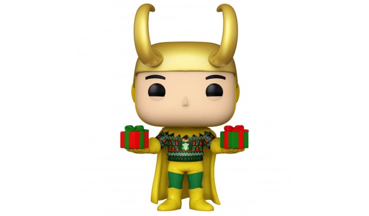 Фигурка Funko POP! Bobble Marvel Holiday Loki w/Sweater (MT) (Exc) (1322) 77448