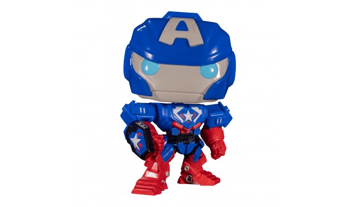 Фигурка Funko POP! Bobble Marvel Avengers Mech Strike Captain America (841) (Exc) 10" 55826