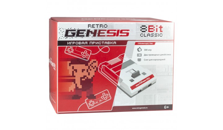 Игровая приставка Retro Genesis 8 Bit + 300 игр