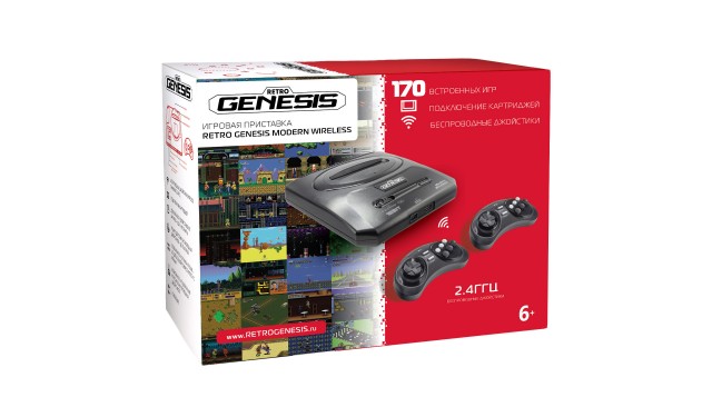 Игровая приставка SEGA Retro Genesis Modern Wireless + 170 игр