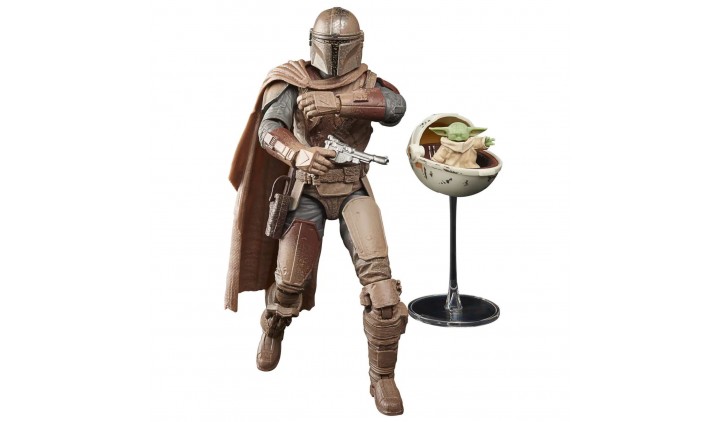 Фигурка Star Wars The Black Series The Mandalorian and Grogu (Arvala-7) 90360